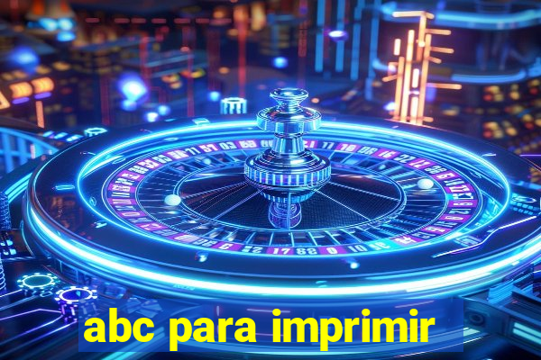 abc para imprimir